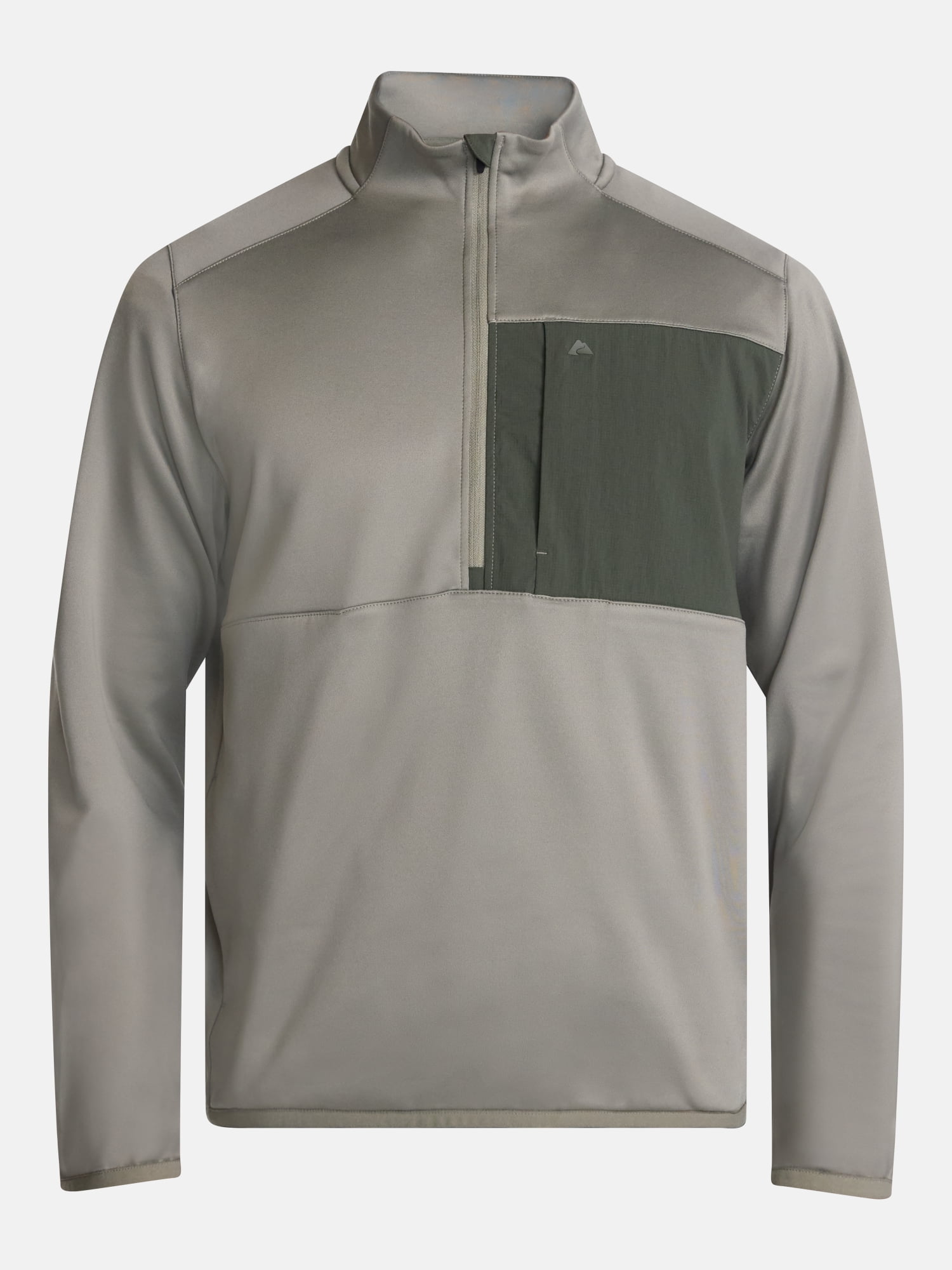 Ozark Trail Men's Half Zip Pullover with Long Sleeves, Sizes S-3XL