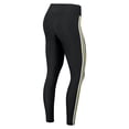 thumbnail image 3 of Women's WEAR by Erin Andrews Black Green Bay Packers Color Block Leggings, 3 of 3