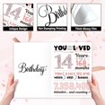 thumbnail image 4 of Tarjeta de cumpleaños TSVATE para 14 cumpleaños para niña de 14 años y 14 regalos, 4 of 7