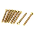 thumbnail image 1 of Tornillos de cabeza hexagonal M6 x 60mm tono bronce 8 piezas, 1 of 1