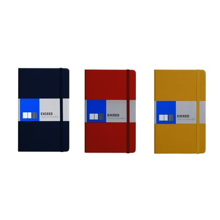 Exceed Medium Journal, Dotted Ruled, 120 Pages, 5" x 8.25", Assorted Colors, 86530
