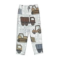 thumbnail image 4 of Naloa Tractor and Dumper Print Women’s Ultra-Soft Comfy Pajama Lounge Pants with Pockets & Drawstring, 4 of 8