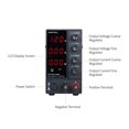thumbnail image 3 of wanptek NPSP1203W Alimentation DC Réglable avec Triple Affichage, Sortie 0-120V/0-3A, 360W, Design Compact, Noir, Prise US, 3 of 6