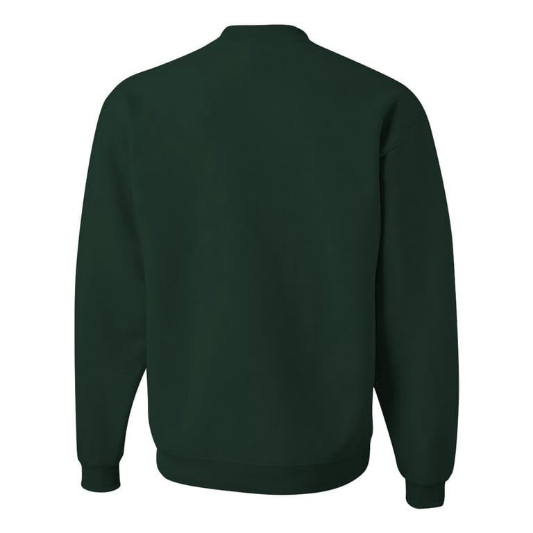 Green sales crew neck