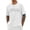White, variant on Aihuaihua Mens T Shirts Round Neck Short Sleeve Pullover Indiana Print Men's T-Shirt Stylish Clothes for Men Yellow L