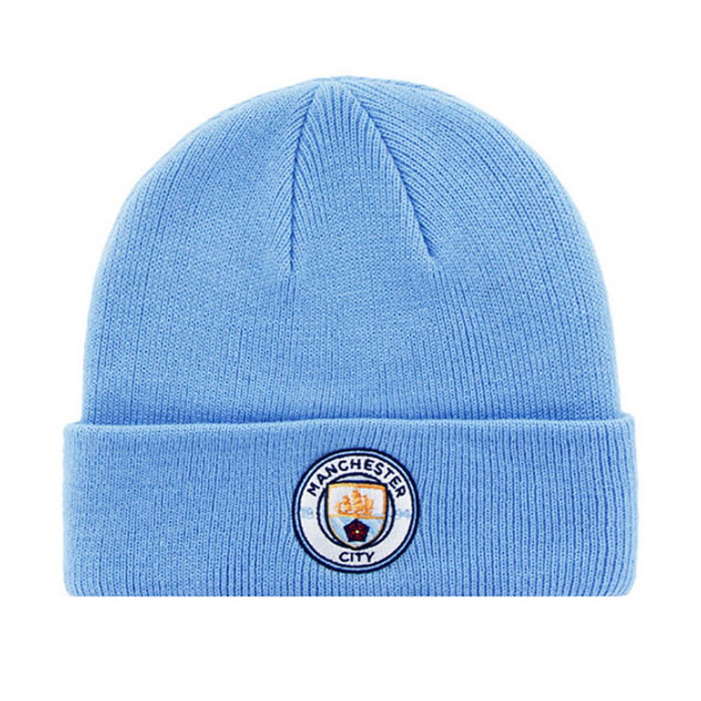 Manchester City Collection Premium Pom Winter Beanie Officially Licensed