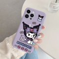 thumbnail image 1 of Cartoon Phone Case for For Apple iphone 15 Pro Max 15 Plus Girls Anti-drop Cinnamoroll Kuromi Hello Kitty Silicone Siling Cover ZR, 1 of 7