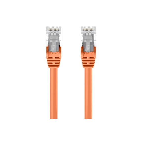 14FT CAT5E ORANGE PATCH CORD SNAGLESS ROHS MOQ-12