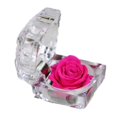 thumbnail image 4 of Caja para anillos, soporte acrílico para anillos de boda, caja de almacenamiento, organizador de exhibición para mamá, novia, ceremonia de propuesta de aniversario Rosa roja, 4 of 8