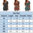 thumbnail image 2 of KZKR Women's Floral Printed Henley Short Sleeve V Neck T-Shirt Pleated Casual Flowy Tunic Shirt Blouse Tops for Women, 2 of 4