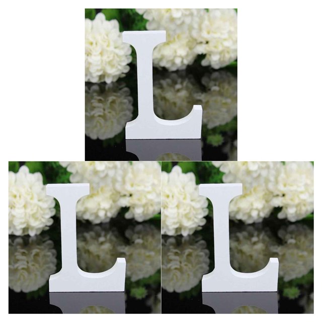 stanreset 8cm 26 Letters Alphabet Portable Lightweight Wall Hanging Ornament Stable Wear-resistant Props Wedding Party Home 11# 3PCS