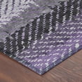 thumbnail image 3 of Addison Rugs Chantille Indoor/Outdoor Transitional Stripes Plum Machine Washable Rectangle Rug, 10' x 14', 3 of 8