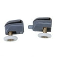 thumbnail image 3 of A Pair of 2pcs Durable Shower Door Bottom Rollers with 25mm Wheel Diameter for 4-8mm Glass Doors, 3 of 4