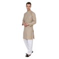 thumbnail image 3 of Cotton Indian Summer Ethnic Wear Designer Bollywood Style Kurta Pajama Pathani, 3 of 5
