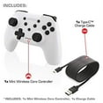 thumbnail image 3 of Nyko Mini Wireless Core Game Controller - White, 3 of 3