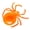 Orange, variant on LJMsdf Halloween Spider Candy Bowl, Orange Plastic Spider-Shaped Snack Dish for Party Treats, Fruits & Table Decor
