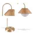 thumbnail image 3 of Gracie Mills Laguna Rattan Glow Table Lamp GRACE-15720 Coastal Natural Style, 3 of 4