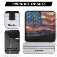 thumbnail image 4 of XYZCANDO Horse Skylight Cover American Flag RV Window Shade Camper Window Cover Foldable Blackout Window Cover UV Rays Protection Camper Trailer Fan Vent Cover RV Blackout Ventilation Cover Black, 4 of 7