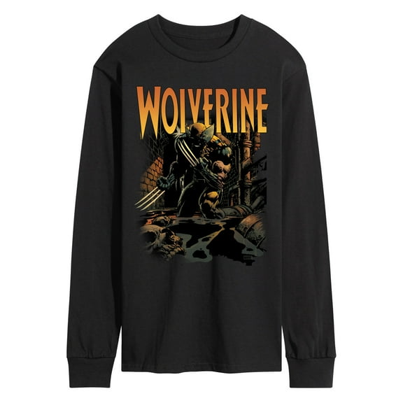 Marvel Wolverine - Comic Book - Men's Long Sleeve Graphic T-Shirt