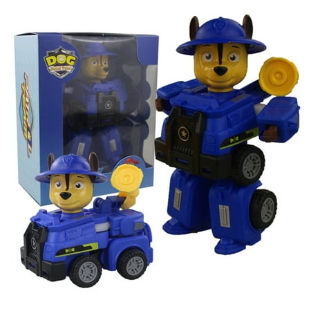 Children Cartoon Car for Paw Patrol Figure Chase Rocky Marshall Rubble