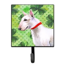 Bull Terrier St Patricks Leash or Key Holder Green