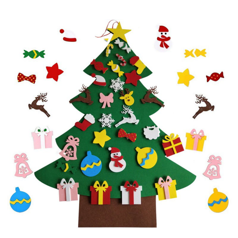 39.3" Vintage Santa Claus Snowman Christmas Tree Skirt Holiday Party Decoration 