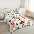 thumbnail image 3 of Feelyou Cartoon Cute Princess Full Size Comforter Sets for Kid, Nutcracker Royal Guarder Bedding Comforter Set, Merry Christmas Theme Reversible Bedding Sets, Super Cozy Room Decor, 3pcs, 3 of 8