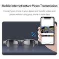 thumbnail image 3 of HFSAZJ Camera Glasses for Recording, HD 1080P WiFi Sports Glasses with Camera Video with 140 Wide Angle Lens and WiFi App Control, Wearable Sports Cameras for Men Woman Outdoor, 3 of 9