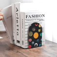 thumbnail image 6 of Pofeuu Planets And Their Moons Print Large Bookend Hold Heavy Books- Wood Bookends for Heavy Books Heavy Duty Book Ends Wood Bookends for Office Desk Non-Skid, 6 of 7