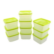 Arrow Food Storage Containers with Lids - BPA Free Reusable Food Containers Seal in Freshness to Freeze, Store, or Reheat Food and Leftovers-Easy to Use Food Prep Containers, 1 Pint, 2 Cups, 10 Pack