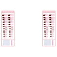 thumbnail image 2 of mmirethe Gorgeous 24x Long Coffin Nail Tips in 12 Sizes for Nail Designs F04 24 Pcs 2Set, 2 of 6