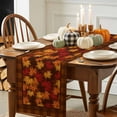 thumbnail image 3 of Thanksgiving Cotton Linen Table Runner, Washable Table Runners for Kitchen, Dining Room, Holiday, Home Party Table Decor, 13x36 Inches, 3 of 9