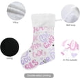 thumbnail image 3 of Coolnut 17.7 Inch Christmas Stockings, 1 PCS Woman Motivational Slogan Presonalized Large Stocking Sock for Family Holiday Xmas Party Decorations, 3 of 7