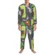 thumbnail image 3 of Fotbe Cartoon Dinosaurs Pijama de Hombre con Estampado de Manga Larga, Conjunto de 2 Piezas, Ropa de Dormir Suave y Cómoda con Bolsillos-X-Large, 3 of 7