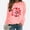 Pink, variant on SOOMLON Valentine's Day Shirts for Women Couple Valentines Gift Loose Long Sleeve Scoop Neck T Shirts Cute Heart Print Tops Trendy Valentines Clothes 2025 Gray XL