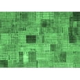 thumbnail image 1 of Ahgly Company Indoor Rectangle Patchwork Emerald Green Transitional Area Rugs, 8' x 10', 1 of 4