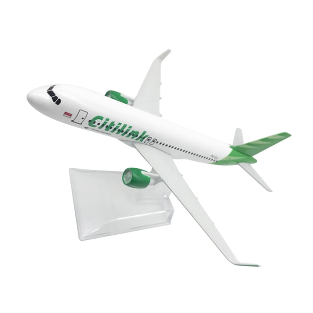 1:400 Simulation Indonesia Citilink A320 Aircraft Model Alloy Aircraft Static Display Model Toys