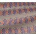 thumbnail image 5 of oneOone Viscose Jersey Fabric Peacock Block Printed Craft Fabric BTY 60 Inch Wide, 5 of 5