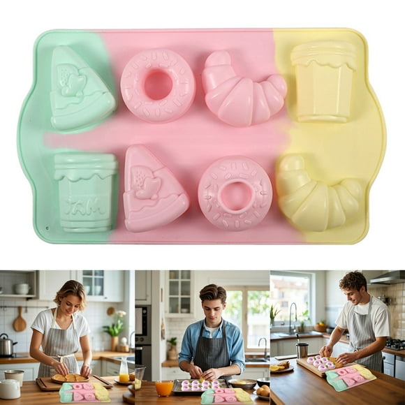 fsxdhpcsgfc Silicone Mooncake In Different Flower And Shapes DIY Aromatherapy Various Colorful Small Heart Pan