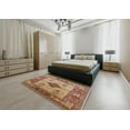 thumbnail image 4 of Ahgly Company Indoor Rectangle Mid-Century Modern SandyBrown Oriental Area Rugs, 4' x 6', 4 of 6