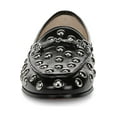 thumbnail image 3 of Sam Edelman Women's Loraine Loafer Black Patent Stud 6M, 3 of 5