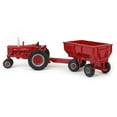 thumbnail image 4 of Tractor Case IH Farmall 400 a escala 1/64 de metal fundido con vagón, 4 of 6