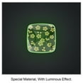 thumbnail image 2 of 4PCS Square Cabinet Fluorescence Knob Glowing in the Dark Furniture Drawer Pulls Handle with Screws Yellow Four leaf Clover, 2 of 5