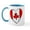 White/Blue Inside, variant on CafePress - I Love Canada Mug - 11 oz Ceramic Mug - Novelty Coffee Tea Cup