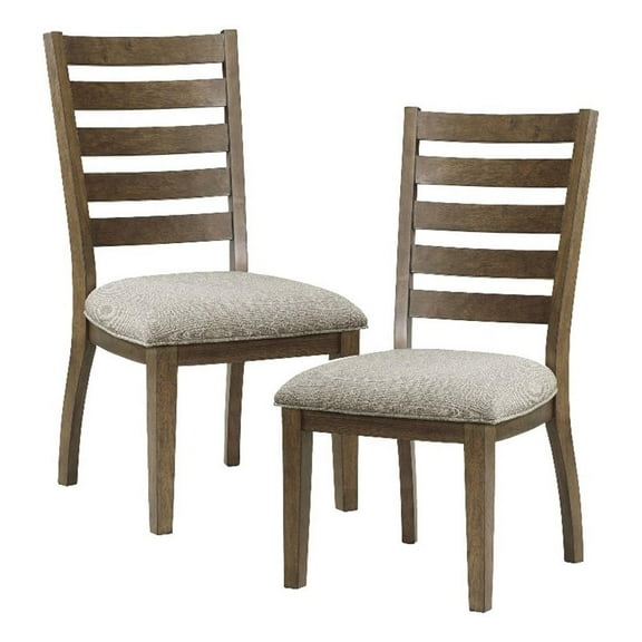 Lexicon Tigard Asian Hardwood Dining Room Side Chair in Cherry (Set of 2)