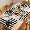 thumbnail image 5 of Independence Day Placemats Set of 1, Vintage Eagle Black American Flag Linen Texture Non-Slip Place Mats Washable Table Mats for Kitchen Dining Table Decorations Indoor/Outdoor, 5 of 9