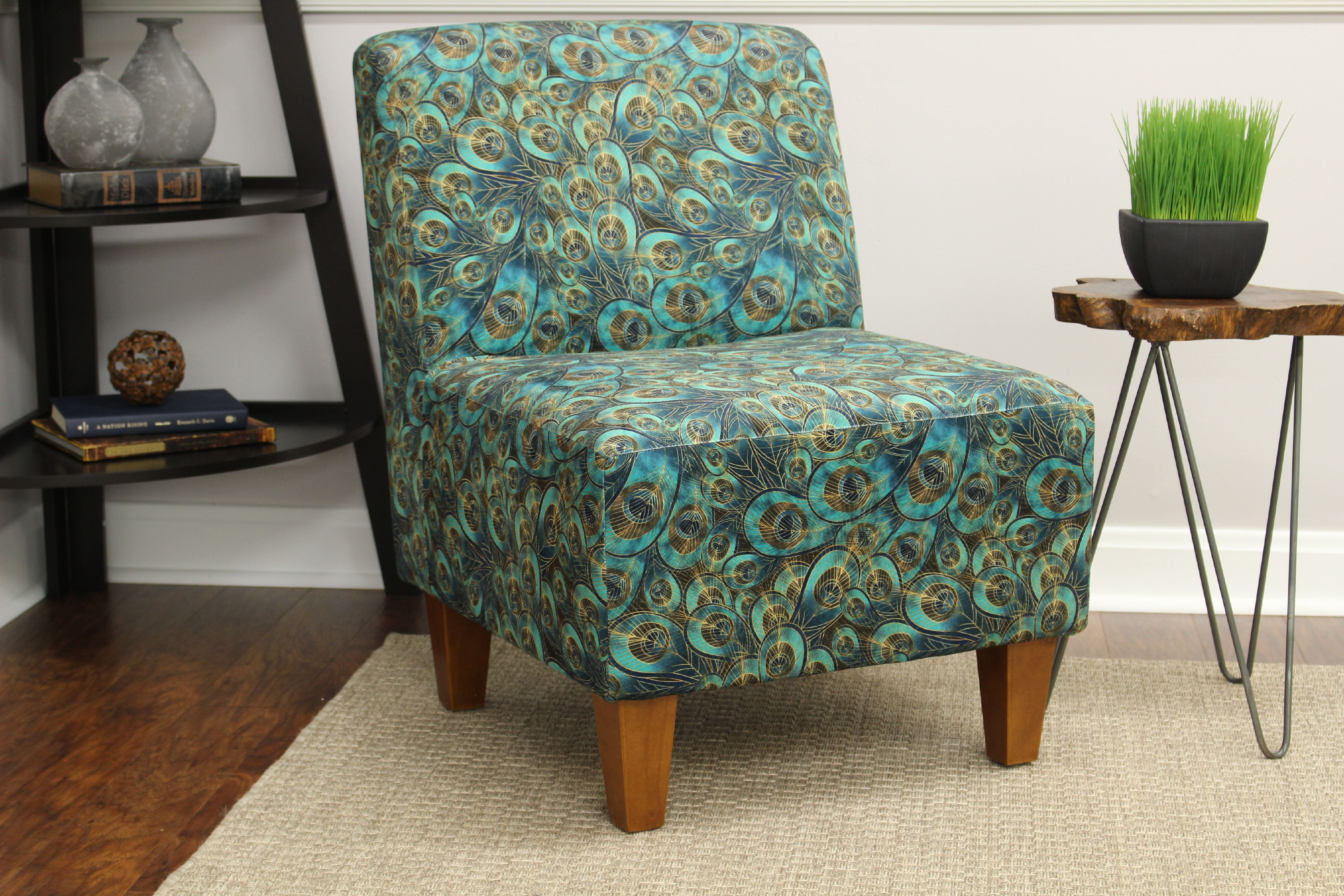 Mainstays Amanda Armless Accent Chair, Multiple Colors - Walmart.com