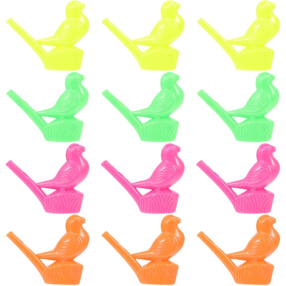 unbranded 12 Pcs Waterfowl Whistle Fun Smooth Surface Child