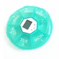 thumbnail image 3 of EeaseCA Portable Electronic Digital Pill Box Timer with Alarm Date Display Smart Pill Case Reminder (Green), 3 of 8