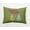 Apple Green, variant on Simply Daisy 18-inch Square Hoppy Easter Polyester Indoor Pillow, White Qty 1